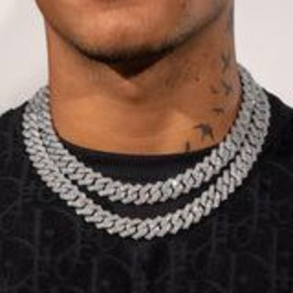 14MM VVS ICED OUT CUBAN CHAIN